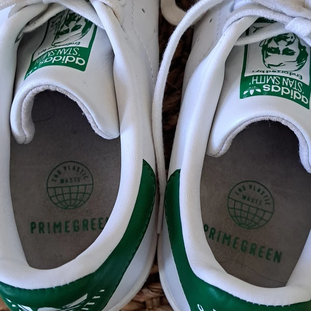 Adidas Womens‎ Stan Smith Classic White Leather Athleisure/Preppy Sneakers 7.5/8
